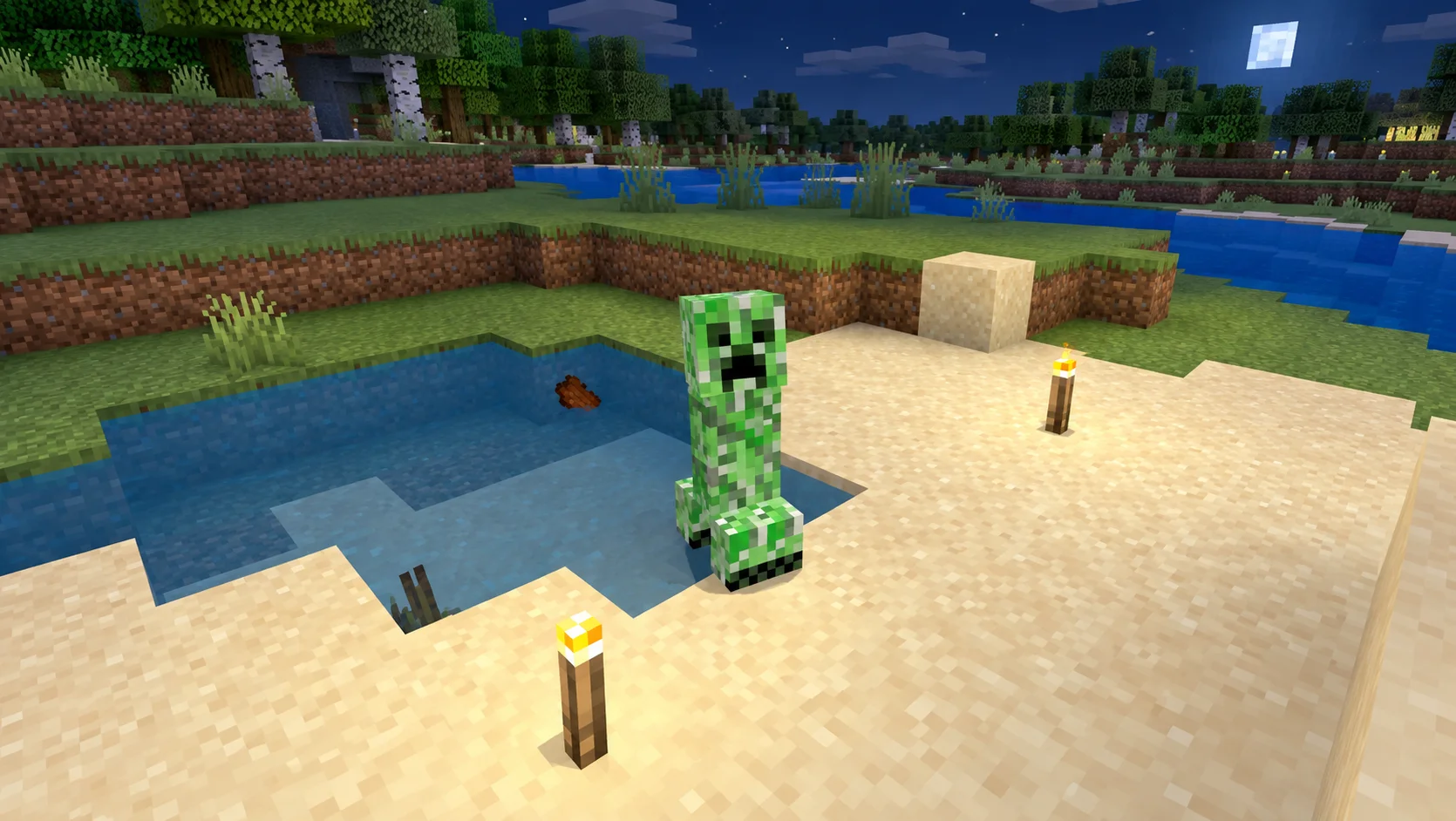 Minecraft — Redaktionelle Spielillustration